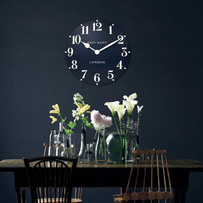 Thomas Kent - Arabic Ink Large Wall Clock